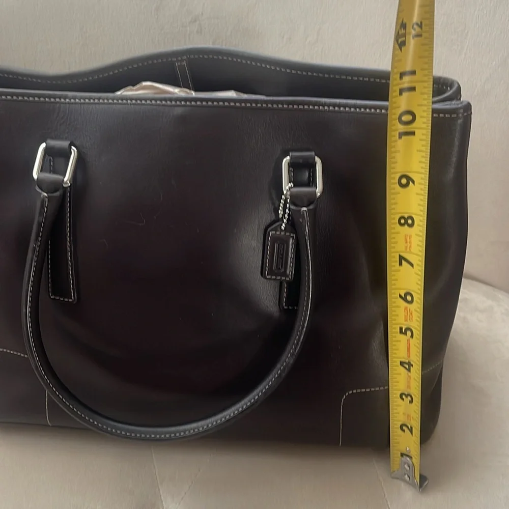 COACH leather RARE vintage Y2K brown Tote bag